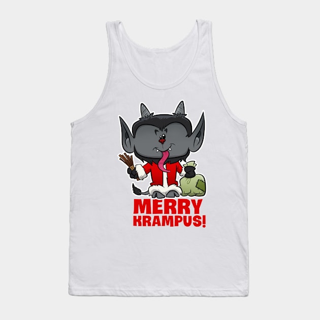 Merry Krampus Tank Top by binarygod